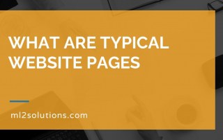 What are typical website pages