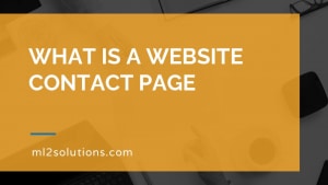 What is a website contact page