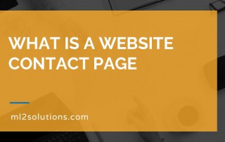 What is a website contact page